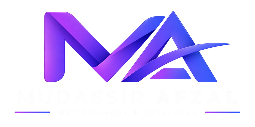 web designer Mudassir Afzal